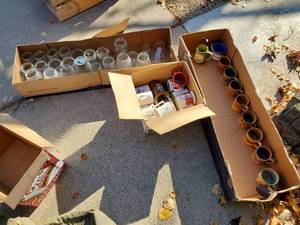 lot 151 image: Large Collection Of Mugs And Mason Jars