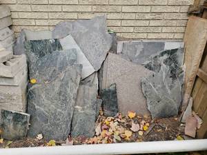 lot 305 image: Misc. Marble Slab Pieces