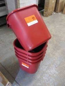 5- 8 Gallon Sharps Containers with ...
