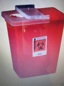 Case of 5- 18 Gallon Red SharpSafet...