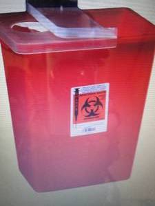 Case of 5- 18 Gallon Red SharpSafet...