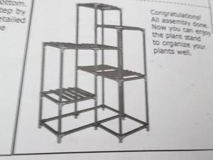 Multi Level Plant Stand- assembly r...