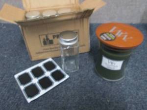 Set of 6 Spice Jars, Fraser Fir Can...