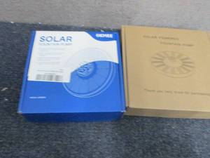 2 Solar Fountain Pumps...
