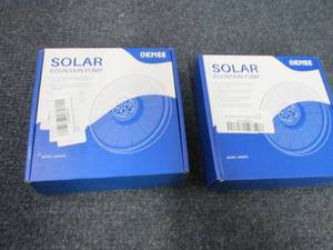 2 Solar Fountain Pumps...