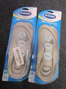 3 Dr. Scholl�s Tri-Comfort Insoles...
