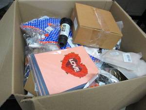Box of Assorted Small Overstock Ite...