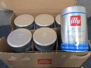 6- 8.8 oz Canisters illy Arabica De...