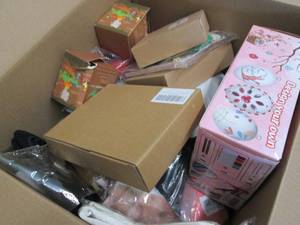 Box of Assorted Small Overstock Ite...