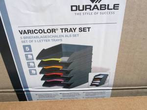 DURABLE VARICOLOR Stackable 5 Lette...