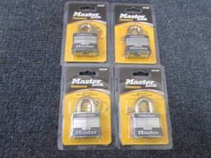 4 ea. Master Lock 1-916in (40mm) W...