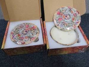 2- 3 Wick Candles in Gift Tins...