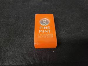 10 oz 9 Fine Mint .999 Fine Silver Bar