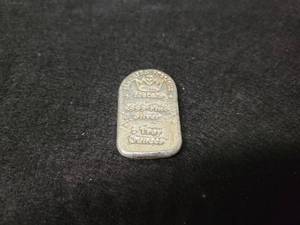 2 oz Monarch Precious Metals .999 Fine Silver Hand Poured Tombstone Bar