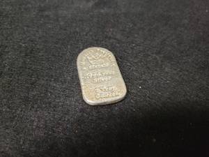 2 oz Monarch Precious Metals .999 Fine Silver Hand Poured Tombstone Bar