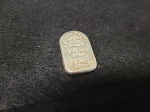 2 oz Monarch Precious Metals .999 Fine Silver Hand Poured Tombstone Bar