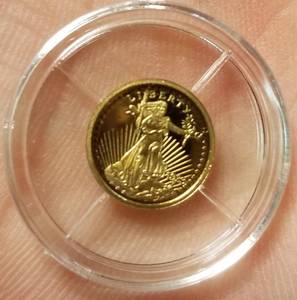 GROUP OF 2 14K (.585) GOLD PIECES � gram each 1 GRAM TOTAL