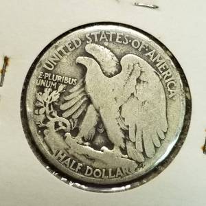 1918-S WALKING LIBERTY HALF DOLLAR
