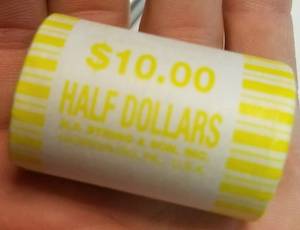 UNCIRCULATED ROLL OF 2022 KENNEDY HALF DOLLARS 20 COINS BANK WRAPPED