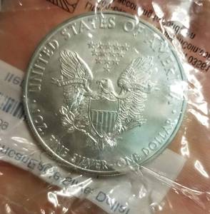 2009 AMERICAN SILVER EAGLE LITTLETON SEALED