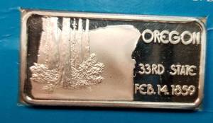 2 TROY OZ .999 FINE SILVER US STATES SERIES BY HAMILTON MINT SEALED