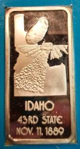 2 TROY OZ .999 FINE SILVER US STATES SERIES BY HAMILTON MINT SEALED