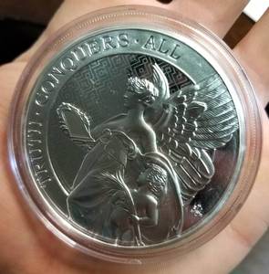 2022 QUEEN ELIZABETH 5 TROY OZ .999 FINE SILVER ROUND IN AIRTITE