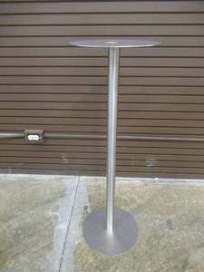 lot 67 image: Metal Pedestal Display PillarPlant Stand. Approximate Dimensions 12 Dia x 37 Tall.
