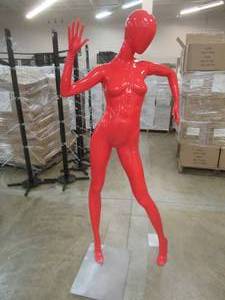 lot 153 image: Red Female Adult Mannequin.