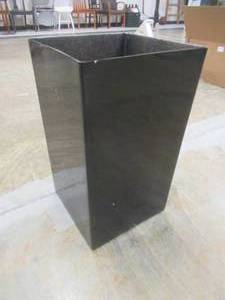 lot 209 image: Square Trash Can, 13 x 13 x 22 Tall.