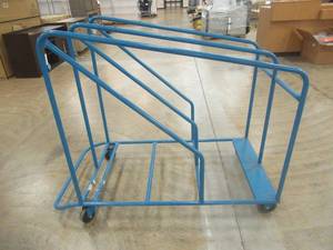 lot 221 image: Lumber Dolly, Approximate Dimensions 55 x 29 x 45 Tall.