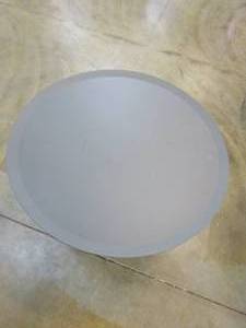 lot 570 image: 28.5 in Raised Edge Gray Coffee Table (SCRATCH & DENT CONDITION, SEE PHOTOS)