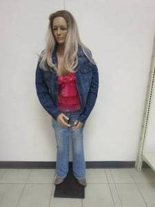 lot 579 image: Standing Cowgirl Mannequin