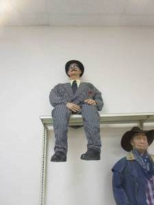lot 581 image: Sitting Gangster Mannequin