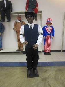 lot 588 image: Standing Bartender Mannequin