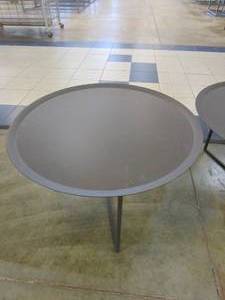 lot 575 image: 28.5 in Raised Edge Brown Coffee Table (SCRATCH & DENT CONDITION, SEE PHOTOS)