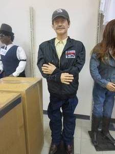 lot 591 image: Standing Dale Earnhardt Mannequin in Box