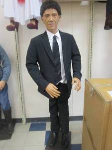lot 596 image: Standing Barack Obama Mannequin in Box