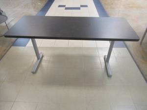 lot 357 image: Table, Approximate Dimensions 60 x 24 x 28 Slight Scratch and Dent.