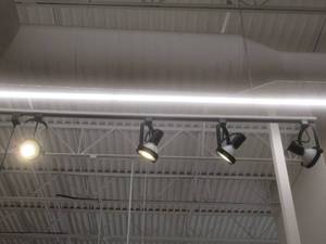 lot 394 image: (4) Spot Track Lights, Approximately 6. In nice working condition