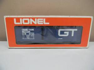lot 11 image: LIONEL - GRAND TRUNK BOX CAR 6-9735 - IN ORIGINAL BOX - NICE - GREAT PIECE - SEE PICTURES