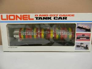 lot 35 image: LIONEL TANK CAR - LIFE SAVERS TANK CAR  #6-9278 - IN ORIGINAL BOX - NICE - FANTASTIC PIECE - SEE PICTURES