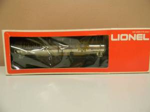 lot 41 image: LIONEL - BORDEN PLATED TANK CAR  #6-9154 - IN ORIGINAL BOX - NICE - FANTASTIC PIECE - SEE PICTURES