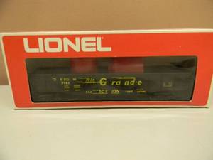 lot 61 image: LIONEL - D & RGW GONDOLA RIO GRANDE #6-9144 - IN ORIGINAL BOX - NICE - FANTASTIC PIECE - SEE PICTURES
