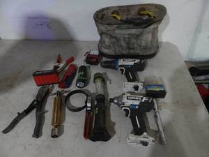 lot 51 image: Hart Impact & Drill (No Battery Or Charger) & Assorted Hand Tools