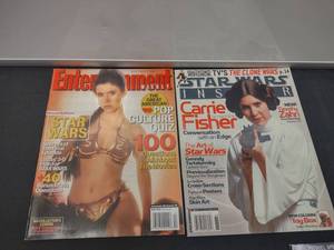 Princess Leia Darth Vader Magazine Lot (Time Magazine  Entertainment Weekly  Star Wars Insider)