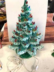 Vintage Atlantic Molds Christmas Tree 18 Inch Tall