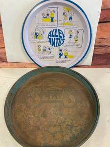 Vintage Lot of 2 Trays