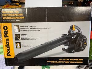 New in Box Poulan Pro 230mph Gas Blower