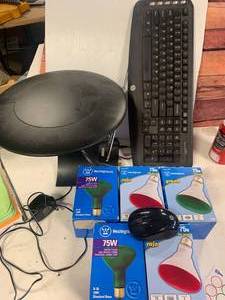 TV Antenna, Light Bulbs, Keyboard, Mouse